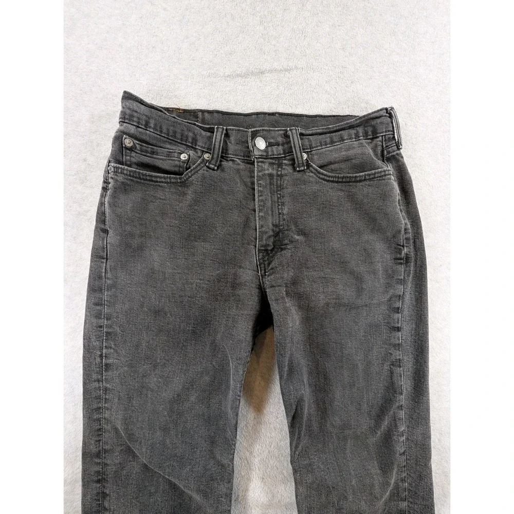 Levi's 514 Men's Straight Fit Faded Black Denim JeansFits 32x28